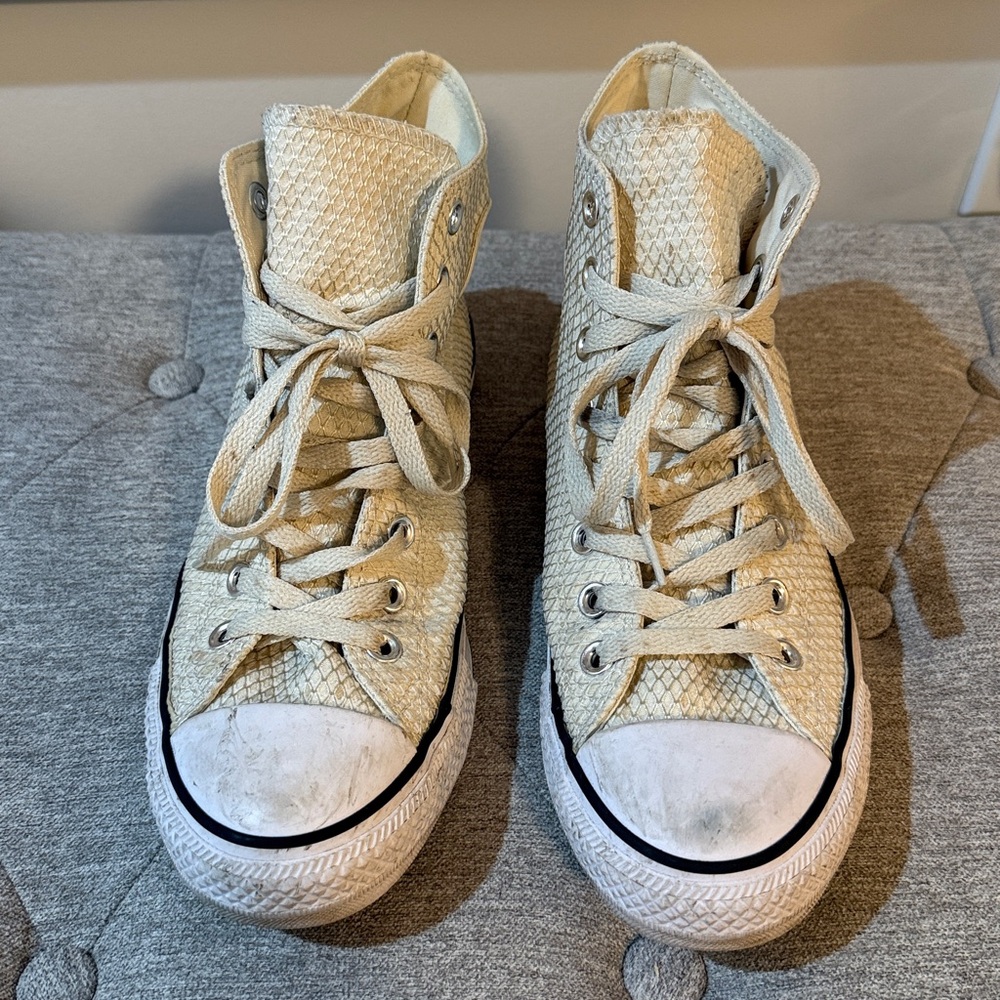 High-Top Textured Converse All-Stars